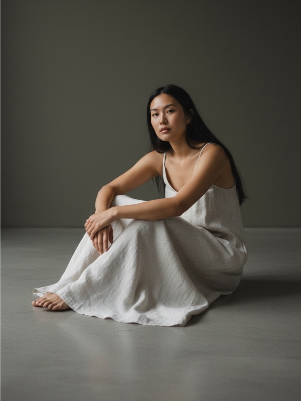 💯 linen midi dress - Picture 2 of 5